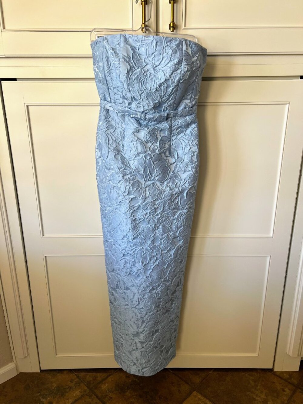 Sachin and Babi Sophia Gown- Ice Blue Excellent Condition! No Alterations! Sz 4 - Picture 4 of 9